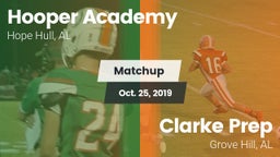 Matchup: Hooper Academy vs. Clarke Prep  2019