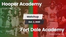 Matchup: Hooper Academy vs. Fort Dale Academy  2020