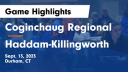 Coginchaug Regional  vs Haddam-Killingworth Game Highlights - Sept. 13, 2023