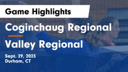 Coginchaug Regional  vs Valley Regional  Game Highlights - Sept. 29, 2023