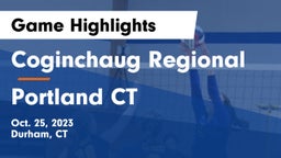 Coginchaug Regional  vs Portland  CT Game Highlights - Oct. 25, 2023