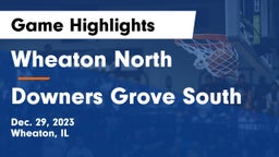 Wheaton North  vs Downers Grove South  Game Highlights - Dec. 29, 2023