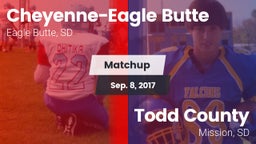 Matchup: Cheyenne-Eagle Butte vs. Todd County  2017