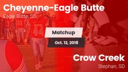 Matchup: Cheyenne-Eagle Butte vs. Crow Creek  2018