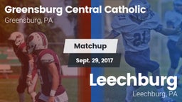 Matchup: Greensburg Cent Cath vs. Leechburg  2017