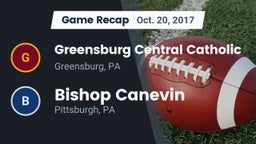 Recap: Greensburg Central Catholic  vs. Bishop Canevin  2017