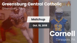 Matchup: Greensburg Cent Cath vs. Cornell  2018