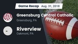 Recap: Greensburg Central Catholic  vs. Riverview  2018