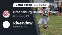 Recap: Greensburg Central Catholic  vs. Riverview  2020