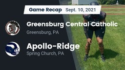 Recap: Greensburg Central Catholic  vs. Apollo-Ridge  2021