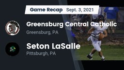 Recap: Greensburg Central Catholic  vs. Seton LaSalle  2021