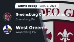 Recap: Greensburg Central Catholic  vs. West Greene  2023