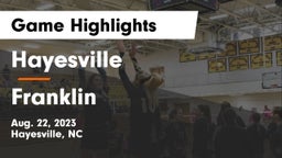 Hayesville vs Franklin  Game Highlights - Aug. 22, 2023