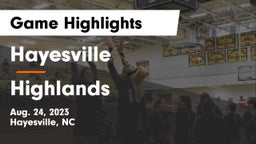 Hayesville vs Highlands  Game Highlights - Aug. 24, 2023