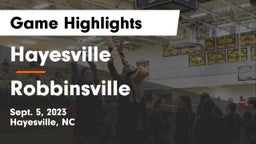 Hayesville vs Robbinsville  Game Highlights - Sept. 5, 2023
