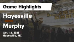 Hayesville vs Murphy  Game Highlights - Oct. 12, 2023