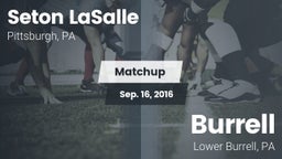 Matchup: Seton LaSalle vs. Burrell  2016