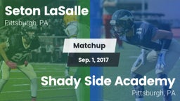 Matchup: Seton LaSalle vs. Shady Side Academy  2017