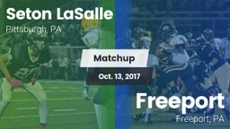 Matchup: Seton LaSalle vs. Freeport  2017