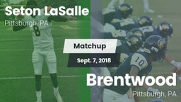 Matchup: Seton LaSalle vs. Brentwood  2018