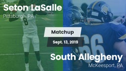 Matchup: Seton LaSalle vs. South Allegheny  2019