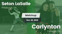 Matchup: Seton LaSalle vs. Carlynton  2019
