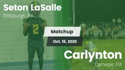 Matchup: Seton LaSalle vs. Carlynton  2020