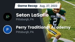 Recap: Seton LaSalle  vs. Perry Traditional Academy  2022