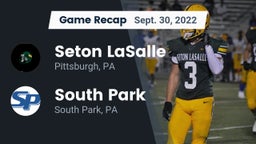 Recap: Seton LaSalle  vs. South Park  2022