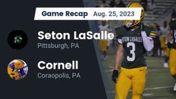 Recap: Seton LaSalle  vs. Cornell  2023