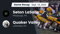 Recap: Seton LaSalle  vs. Quaker Valley  2023