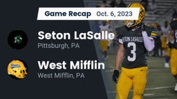 Recap: Seton LaSalle  vs. West Mifflin  2023