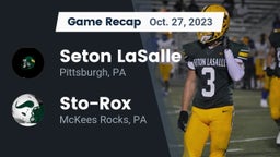 Recap: Seton LaSalle  vs. Sto-Rox  2023