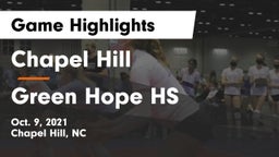 Chapel Hill  vs Green Hope HS Game Highlights - Oct. 9, 2021
