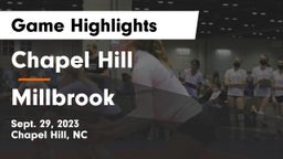 Chapel Hill  vs Millbrook  Game Highlights - Sept. 29, 2023