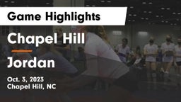 Chapel Hill  vs Jordan  Game Highlights - Oct. 3, 2023