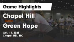Chapel Hill  vs Green Hope  Game Highlights - Oct. 11, 2023