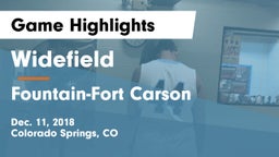 Widefield  vs Fountain-Fort Carson  Game Highlights - Dec. 11, 2018