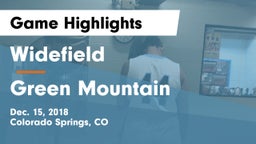Widefield  vs Green Mountain  Game Highlights - Dec. 15, 2018
