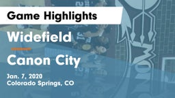 Widefield  vs Canon City  Game Highlights - Jan. 7, 2020