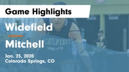 Widefield  vs Mitchell  Game Highlights - Jan. 25, 2020