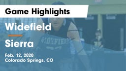 Widefield  vs Sierra  Game Highlights - Feb. 12, 2020