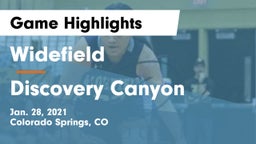 Widefield  vs Discovery Canyon  Game Highlights - Jan. 28, 2021