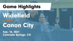 Widefield  vs Canon City  Game Highlights - Feb. 18, 2021