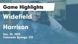 Widefield  vs Harrison  Game Highlights - Jan. 25, 2023