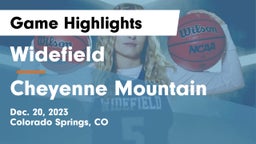 Widefield  vs Cheyenne Mountain  Game Highlights - Dec. 20, 2023