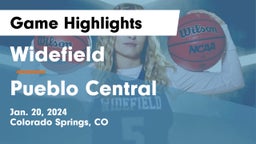 Widefield  vs Pueblo Central  Game Highlights - Jan. 20, 2024