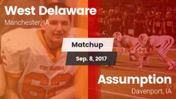 Matchup: West Delaware High vs. Assumption  2017