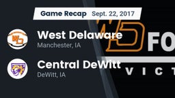 Recap: West Delaware  vs. Central DeWitt 2017
