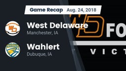 Recap: West Delaware  vs. Wahlert  2018